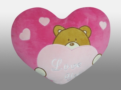 01806S Сердце-подушка "Love you" мал. (25 см)
