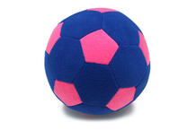 F-100/BP Мяч мягкий цвет сине-розовый 23 см
