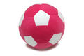 F-100/PW Мяч мягкий цвет розово-белый 23 см