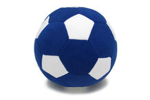F-100/BW Мяч мягкий цвет сине-белый 23 см