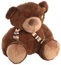 SAL5217 Медведь в шарфе цвет коричневый (60 см)