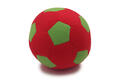 F-100/RLG Мяч мягкий цвет красный, светло-зеленый 23 см